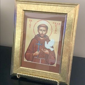 Adorned icon in frame